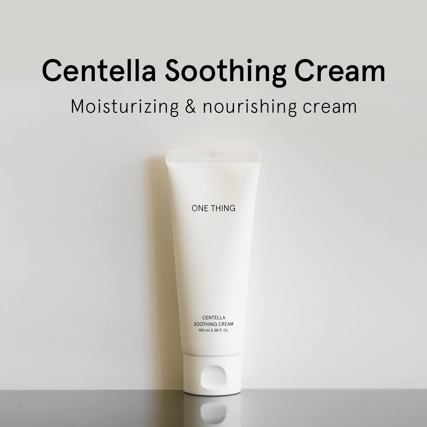 ONE THING Centella Crema calmante 3.38 fl. oz. | Hidratante facial hidratante vegano para todo tipo de piel | Cuidado de la piel coreano