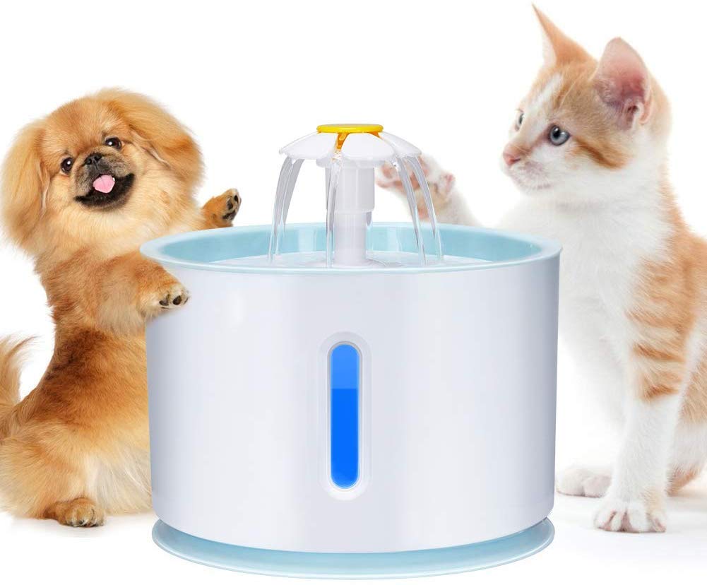 Haofy Filtro para Fuente de Mascotas Filtros de Fuente de Agua, 4 Piezas Filtros de Repuesto de Carbono para Fuente para Mascotas