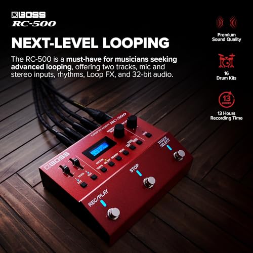 Boss RC-500 Loop Station - Pedal de grabación de frases compacto