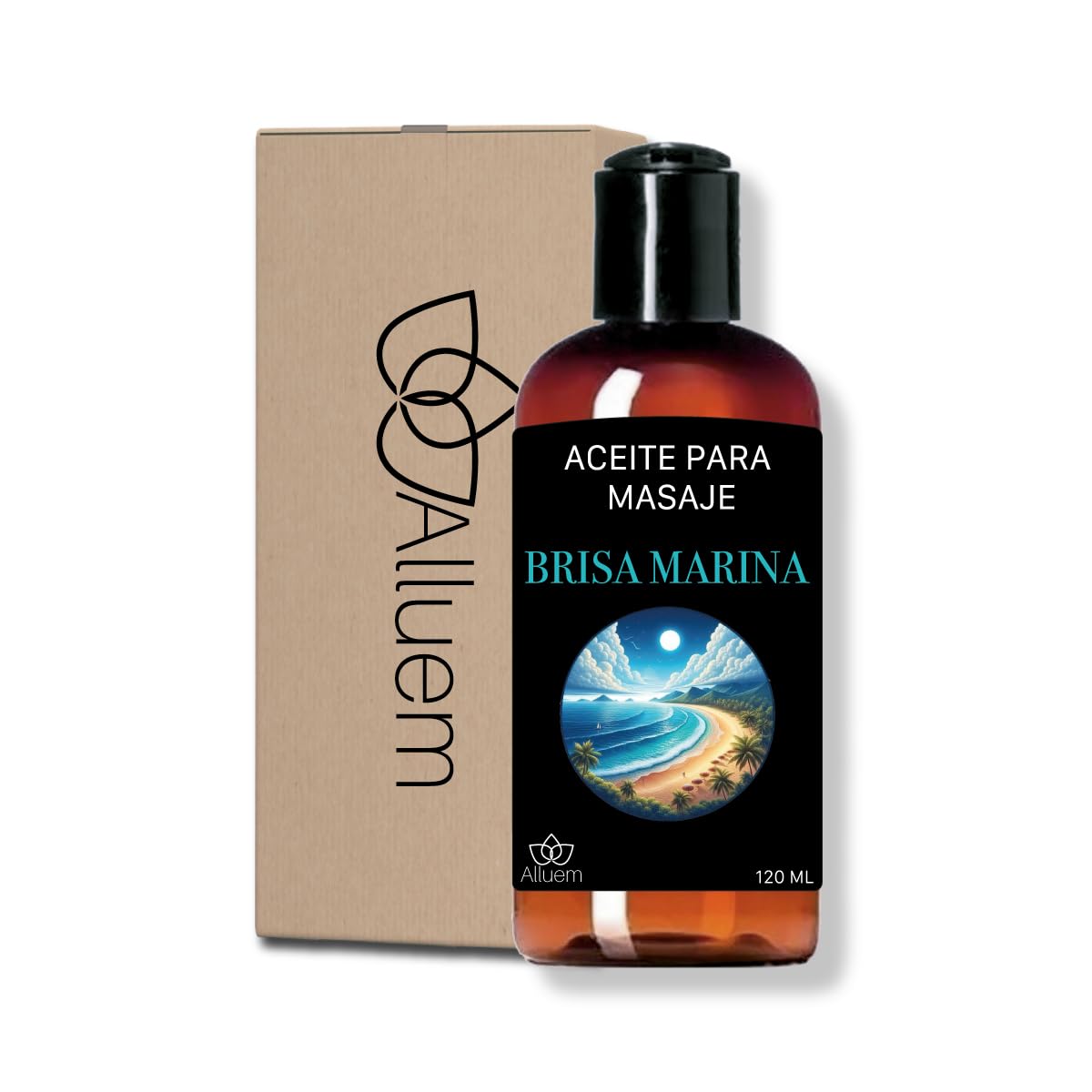 Aceite de Masajes Alluem Brisa Marina 120 ml Relajante