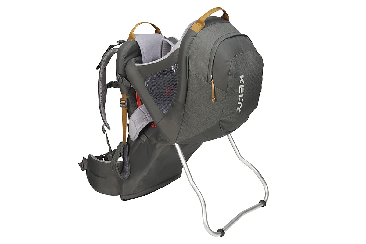 Mochila Portabicicletas para Niños Kelty Journey PerfectFit Sombra Oscura con Suspensión Ajustable y Bolsillos de Malla