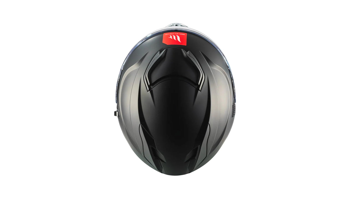 Casco MT Helmet Exodus Negro Mate ABATIBLE para Moto Doble CERTIFICACIÓN Dot Y ECE (XXL)