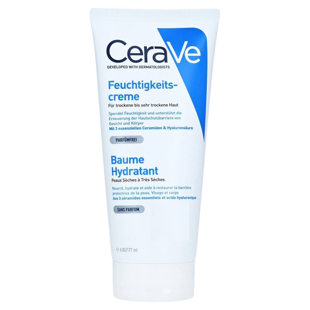 CeraVe Gel Limpiador Espumoso |237ml| Limpiador diario para piel mixta grasa o con acné + Crema Hidratante |170gr| Hidrante diario para rostro y cuerpo para piel seca