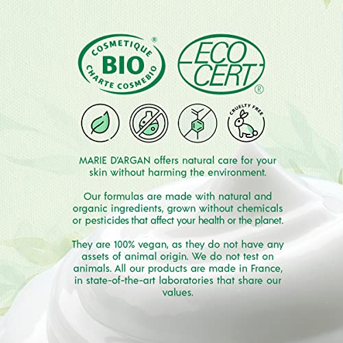 Dúo Cuidado Facial Reafirmante 100% Natural, Orgánico, Vegano, Antiedad, Hidratante, Alisa, Repara Flacidez, con Macadamia, Rosa Damascena y Aceite de Argán