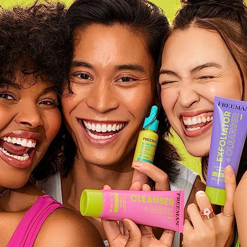 Freeman Hidratante restaurador + protector facial hidratante para la piel, suero facial ligero, infundido con aloe vera y ceramidas, calma y alivia