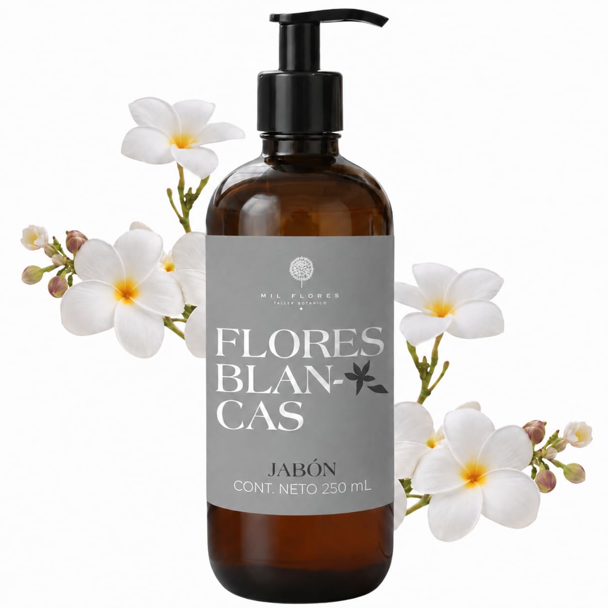Mil Flores Jabón Líquido para Manos Flores Blancas 250 ml Hidratante