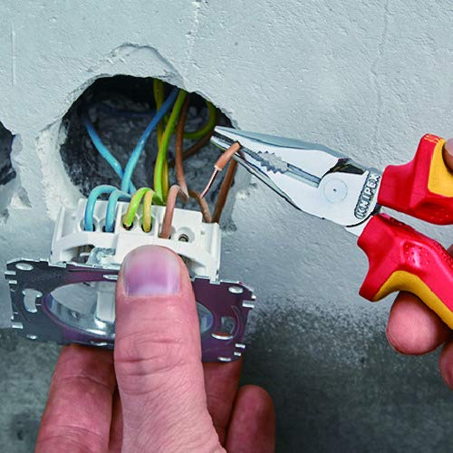 KNIPEX 08 26 145 Pinzas universal en punta cromado VDE 145 mm