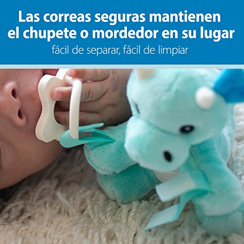 Chupete y Mordedor Dr. Brown's Unicornio Verde Azulado 0 Meses