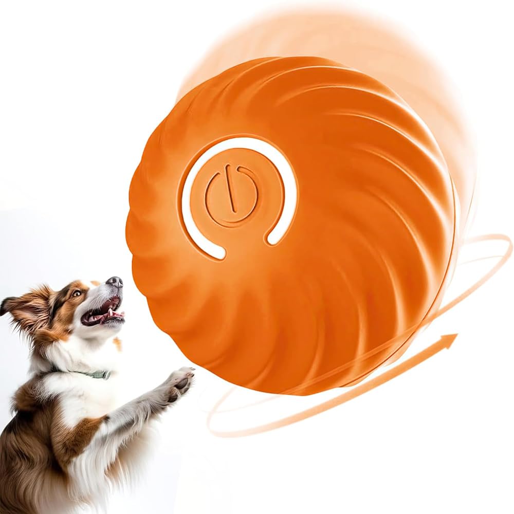 Pelota de Juguete para Perros Inteligente, Pelota Interactiva para Perro, Lanzador de Pelotas para Perro, Pelota para Perro Que Se Mueve Sola, Adecuado para Perros Pequeños/Pequeños/Medianos/Grandes