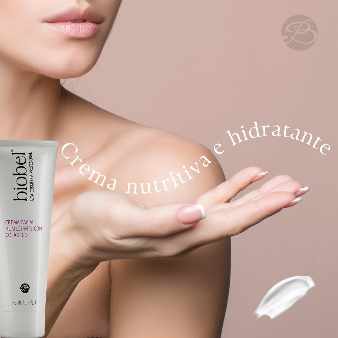 Biobel Crema Facial Humectante Con Colágeno 75ml