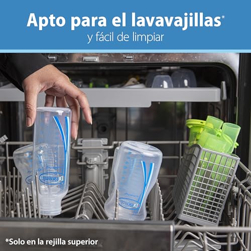 Dr. Brown's Opciones anticólicos + biberones de cuello ancho para reducir los cólicos, juego de regalo esencial para biberones