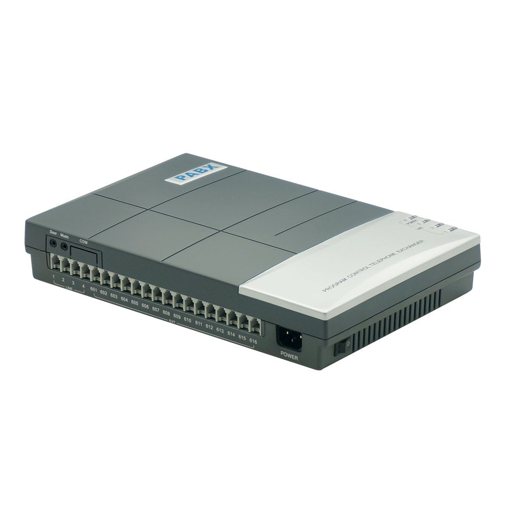 Excelltel PABX SOHO-PBX - Intercambio telefónico SP-416CS+ (4 extensiones de CO x 16)
