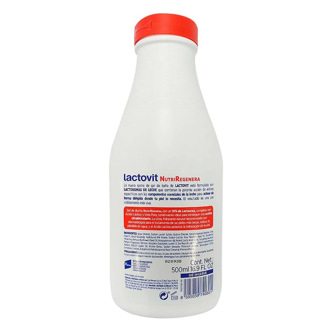 Lactovit Crema Nutrireparadora Lactourea + Gel De Baño Corporal Nutrireparador Lactourea