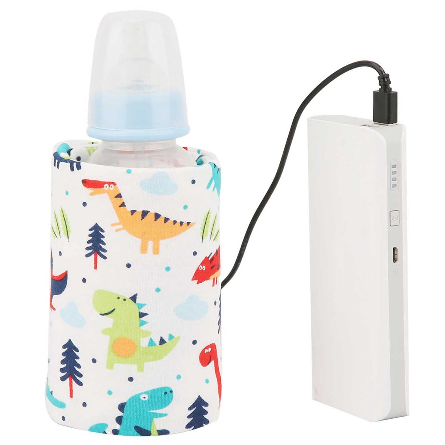 Funda para Biberón que Mantiene el Calor, Bolsas para Biberones Portátiles, USB para Mantener el Calor de la Leche, Calentador Multifunción para Taza de café, té, Bebida, Bolsa de (Tipo 2)