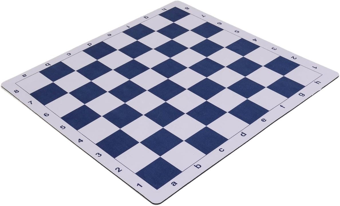 Tablas de Ajedrez de Vinilo Profesional para Clubes y Torneos Goma Azul