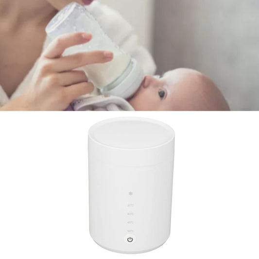 Calentador de Biberones Portátil Recargable para Viajes con 4 Selecciones de Temperatura