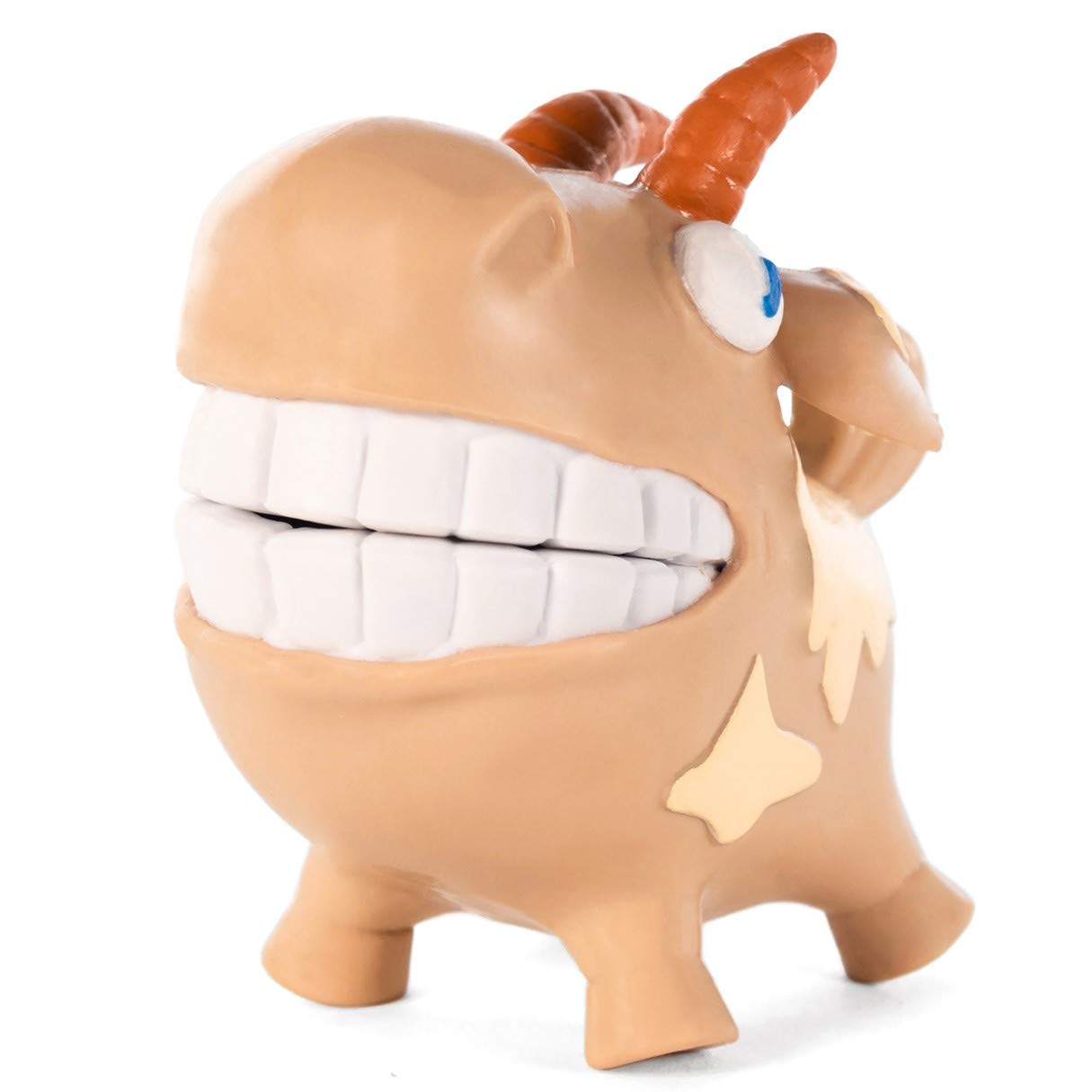 Hog Wild Scream-O Screaming Goat Toy – Aprieta las mejillas de la cabra y hace un divertido sonido de grito – Divertido relleno de calcetines, Navidad, broma, novedad, regalo de mordaza para niños,