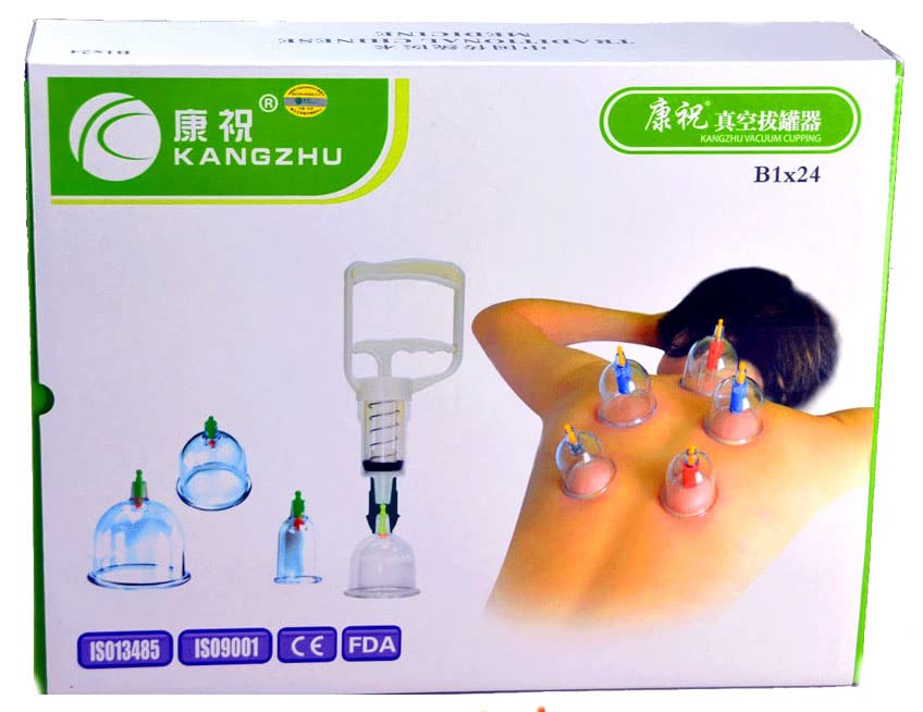 Juego de Terapia Biomagnética Kangzhu Chino con 24 Tazas