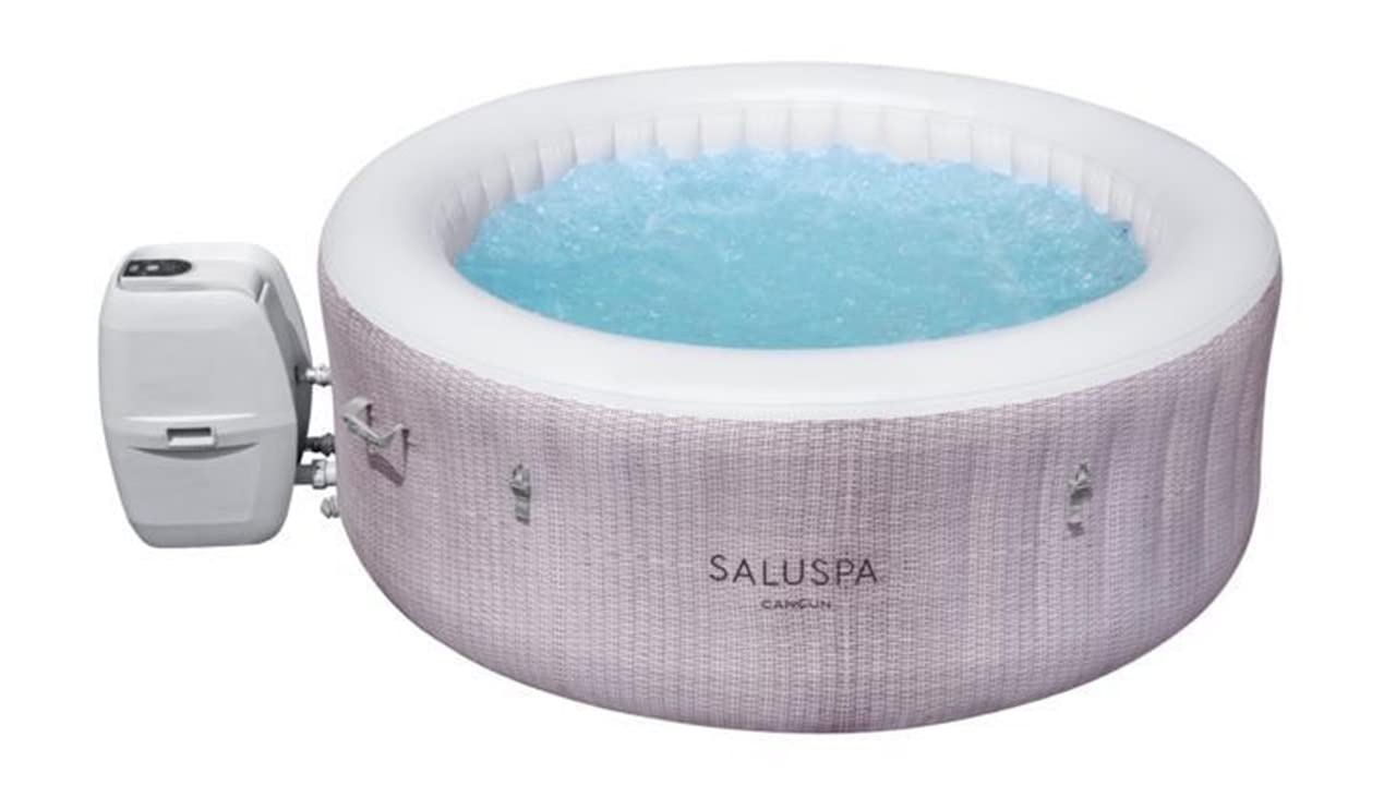 Saluspa Spa Jacuzzi 2-4 adultos mod Cancún 1.80x.66cm caja Bestway
