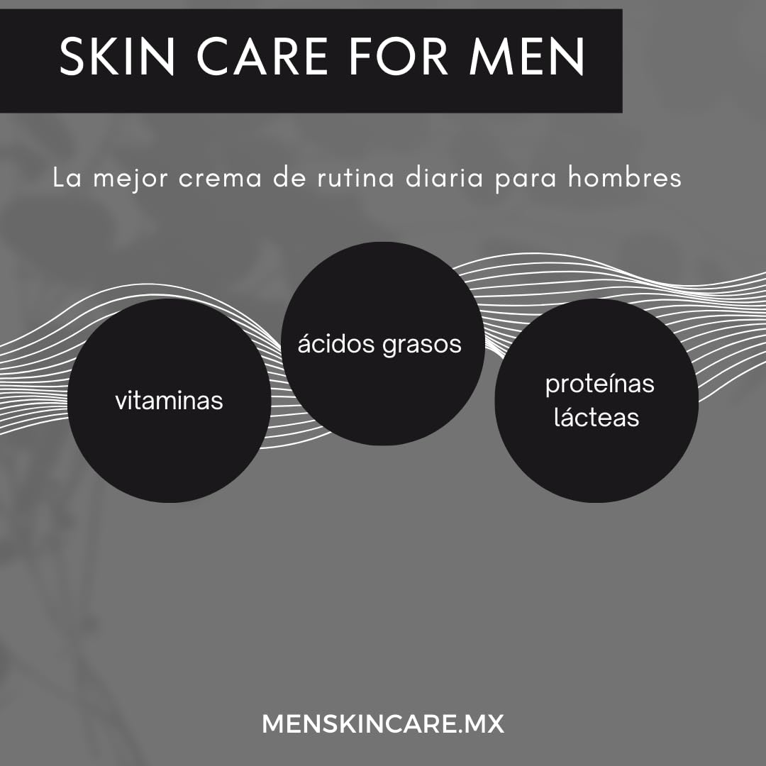 Crema antioxidante y reparadora con vitaminas para hombres - 100 gramos