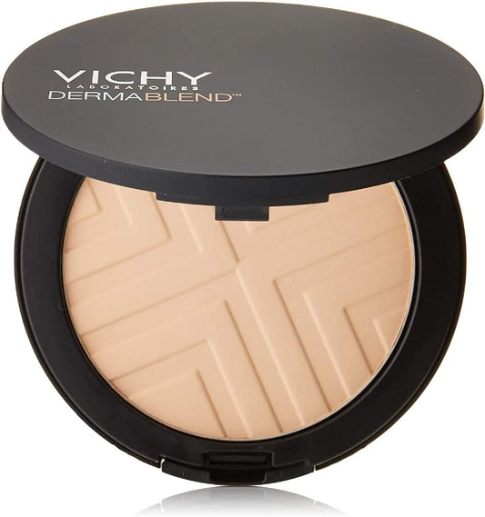 Polvo Compacto Covermatte de Alta Cobertura FPS 30 Vichy Dermablend T15 9.5 g
