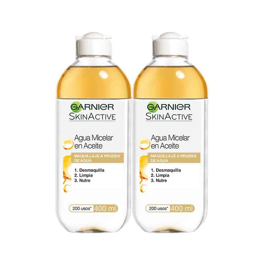 Garnier Skin Naturals Face Agua Micelar en Aceite 400ml, 2 pack
