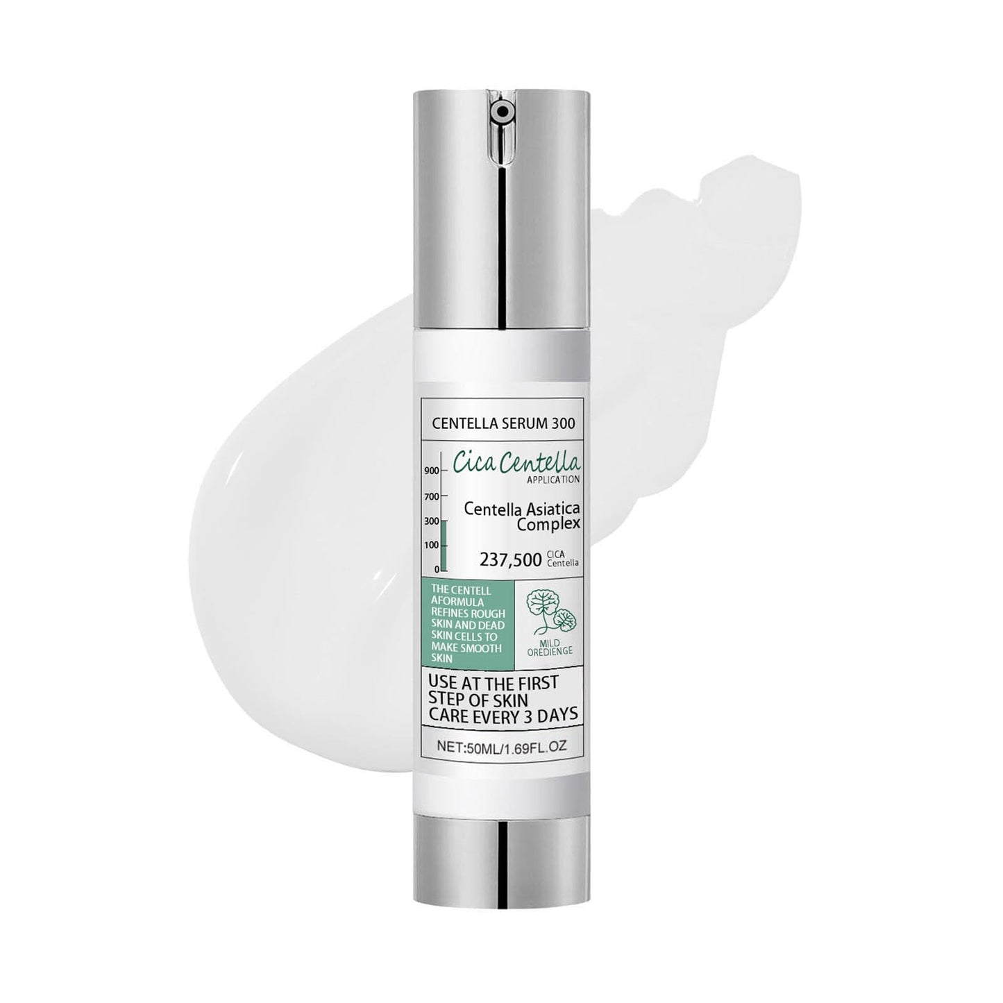 Centella asiatica essence, 50ml Centella Serum Facial Korean Essence, Esencia Facial con Centella Complex, Hyaluronic Acid, Daily Face Essence for All Skin Type (B)