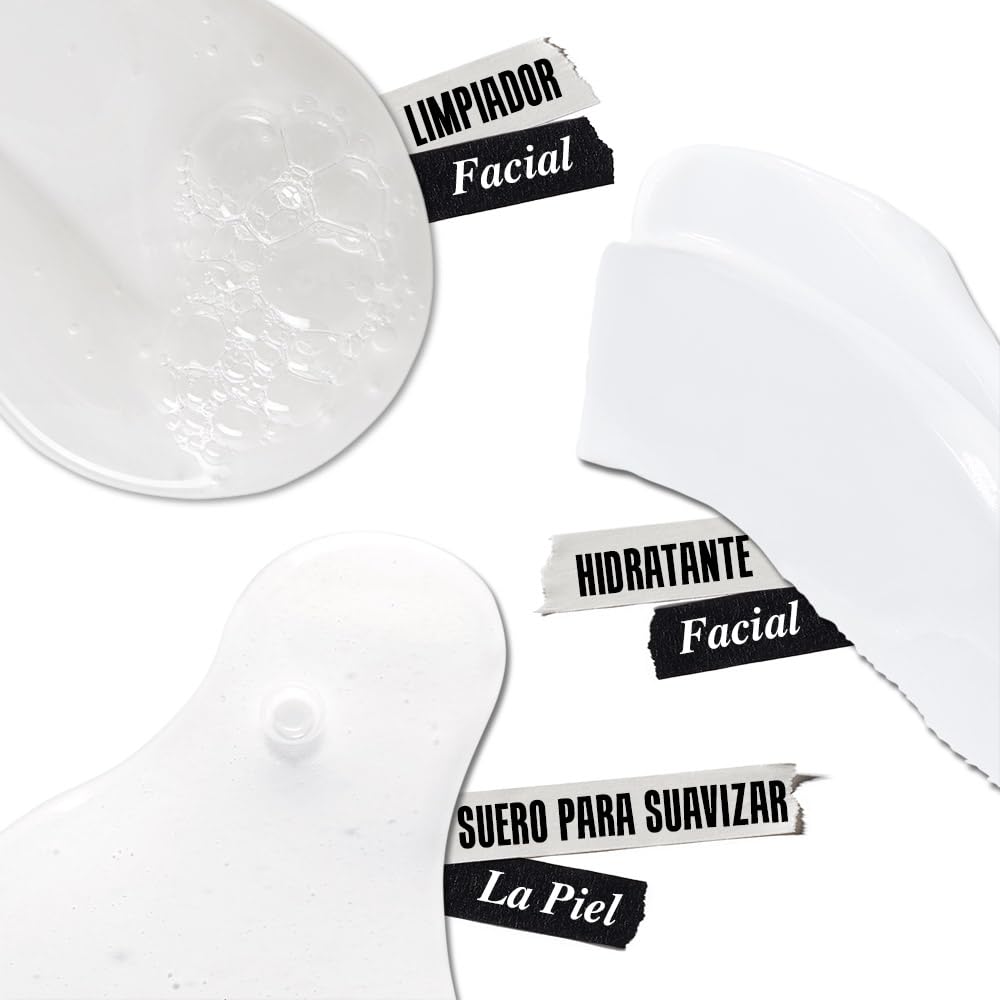 Kiehl's Smooth-It-Up SET, Ultra Pure High-Potency Serum 30 ml + Ultra Facial Cream 28 ml + Ultra Facial Cleanser 75 ml, Fortalece, Limpia, Alisa y Refresca la Piel