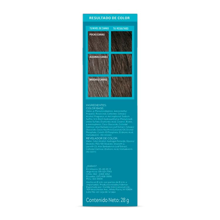 Just For Men, Tinte Colorante para Barba y Bigote Castaño Negro B50, Cubre Canas y con Cepillo de Fácil Aplicación, 28g
