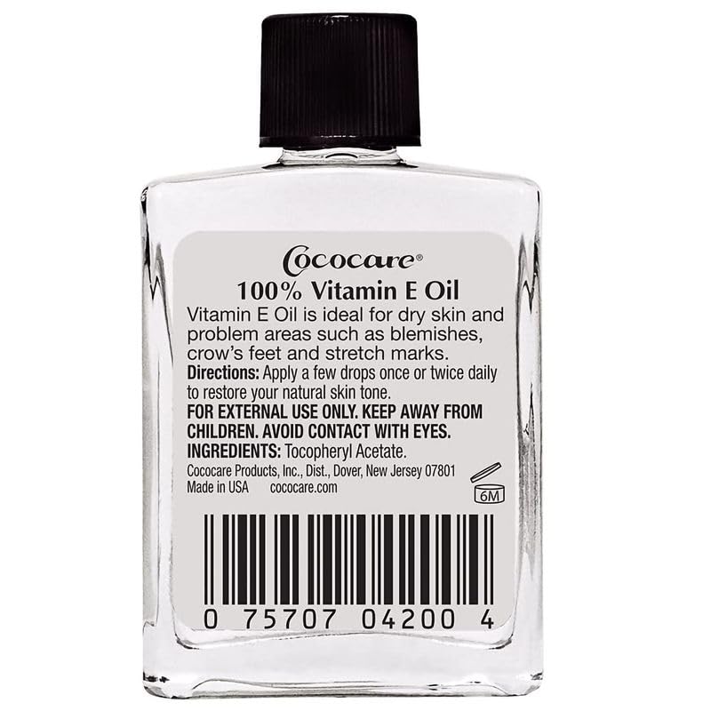 Cococare 100% Vitamin E Oil, 1 Ounce