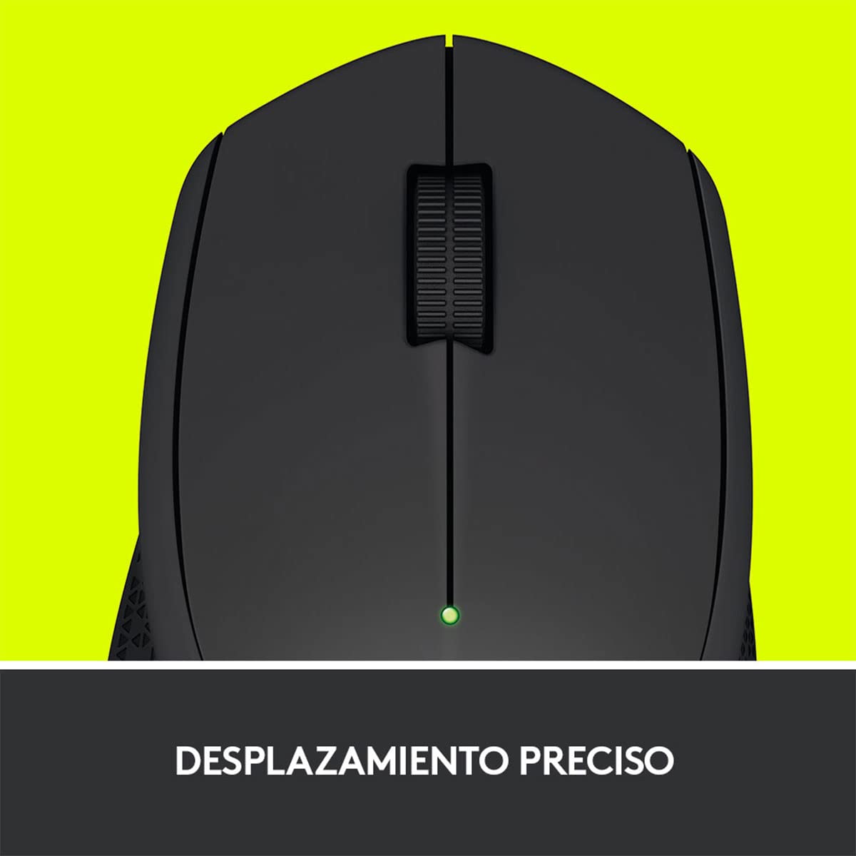 Logitech M280 Mouse Inalámbrico, 2.4 GHz, Nano Receptor USB, Seguimiento Óptico, Resolución 1000 dpi, 3 botones, Batería de 18 Meses, Compatible con PC, Mac, Laptop, Chromebook - Negro