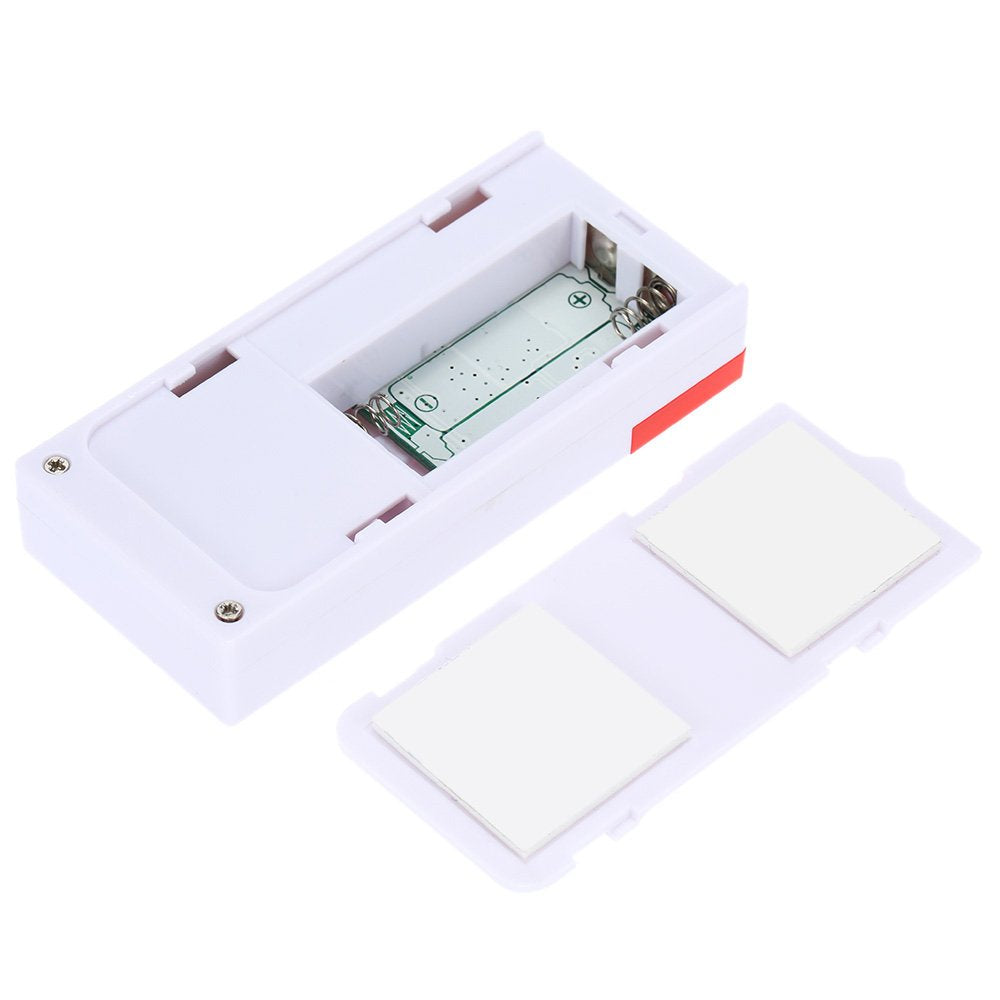 Alarma Inalámbrica Mengshen Blanca de Sonido Fuerte y Luz Brillante para Puertas y Ventanas
