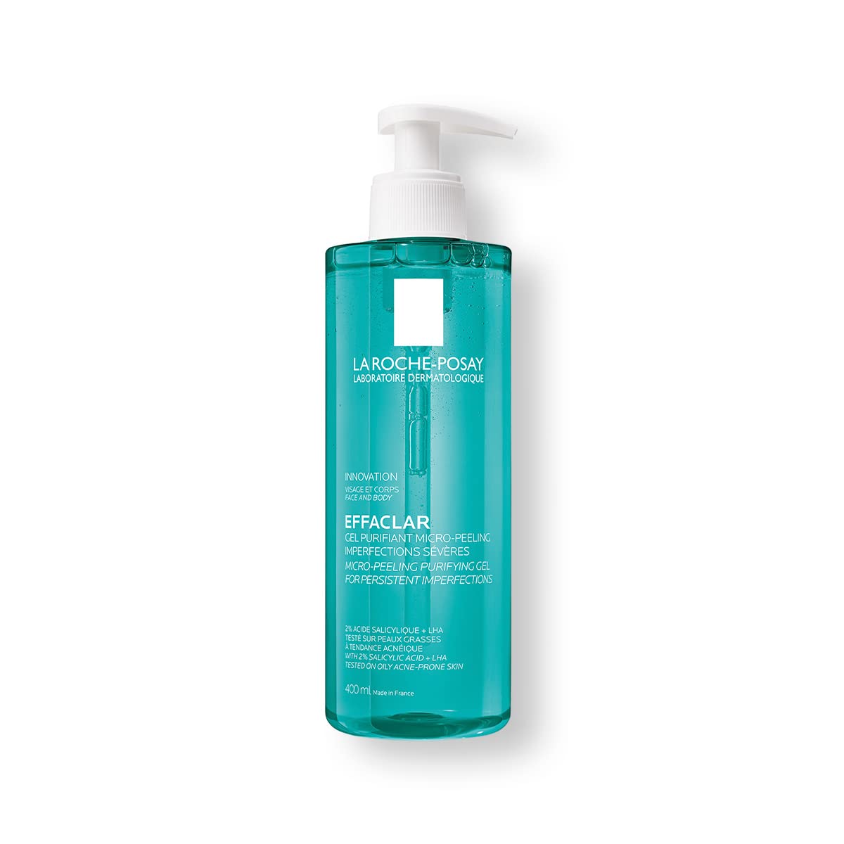 La Roche Posay Effaclar Mat Crema Facial Matificante para Piel Grasa, 40 ml + Effaclar Gel Microexfoliante Gel Limpiador Facial y Corporal, 400 ml