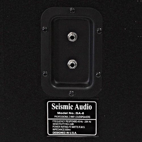 Bocina Seismic Audio 8 Pulgadas 75 Watts