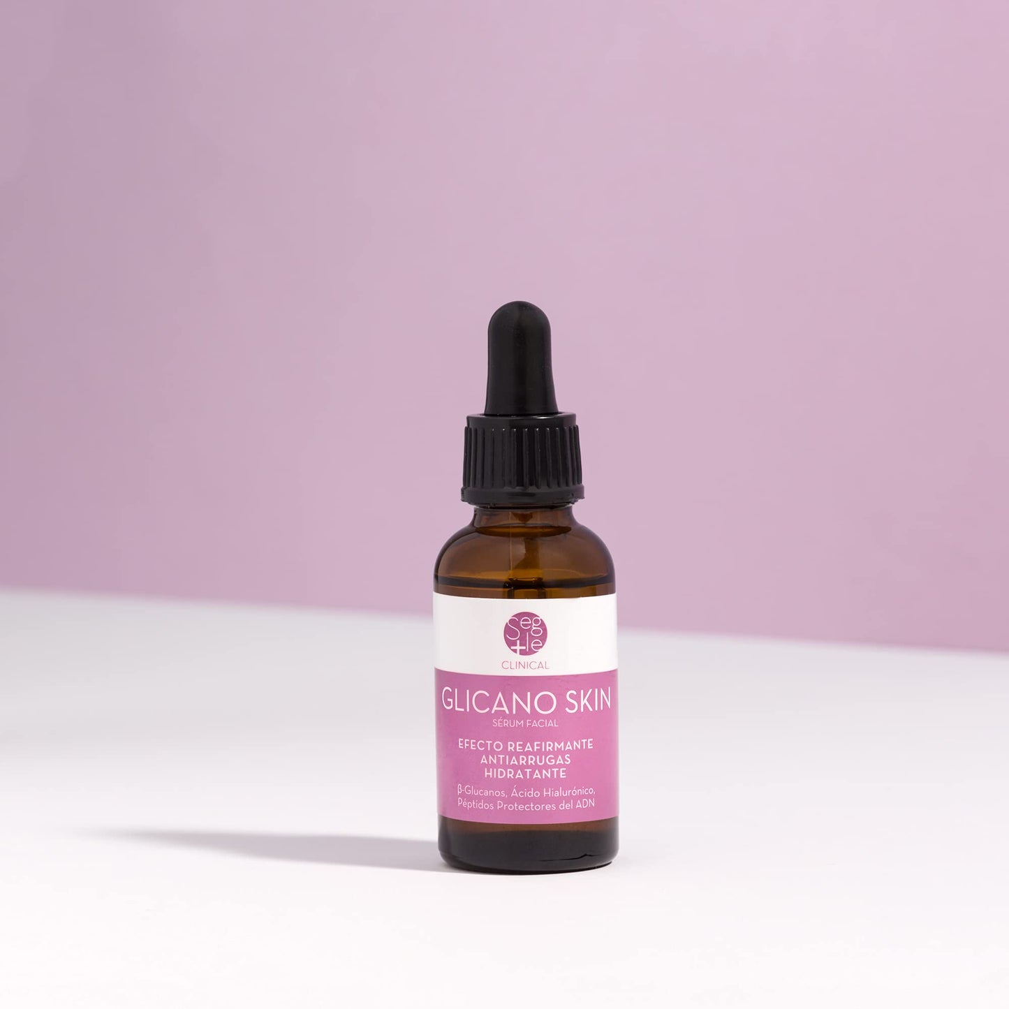 Segle Clinical | Sérum Glicano Skin | Sérum Facial Hidratante | Efecto Reafirmante | Antiarrugas | Para Pieles Secas | Apto Veganos | 30 ml (PEQUEÑO 30ML)