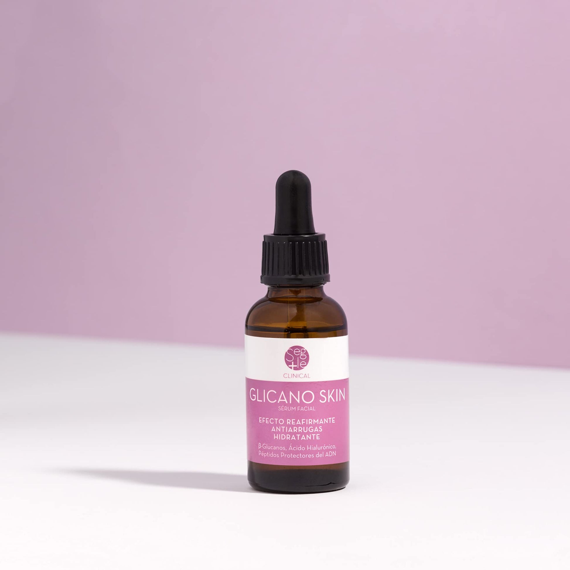 Sérum Facial Segle Clinical Glicano Skin Hidratante Reafirmante Antiarrugas para Pieles Secas Vegano