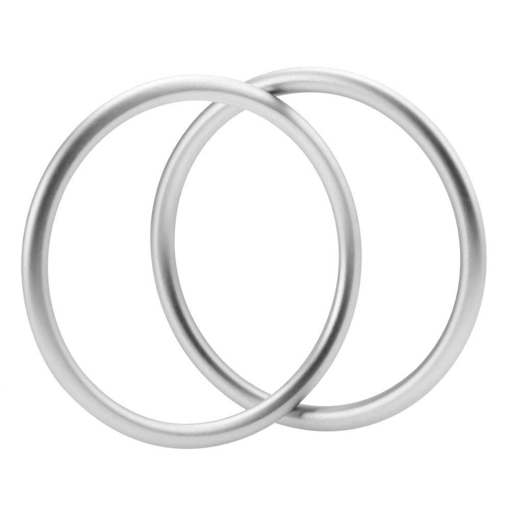 Anillo de cabestrillo para bebé Anillos de envoltura de aluminio Anillo portador Accesorio para niños recién nacidos Gran tamaño Baby Sling Rings para portabebés y eslingas