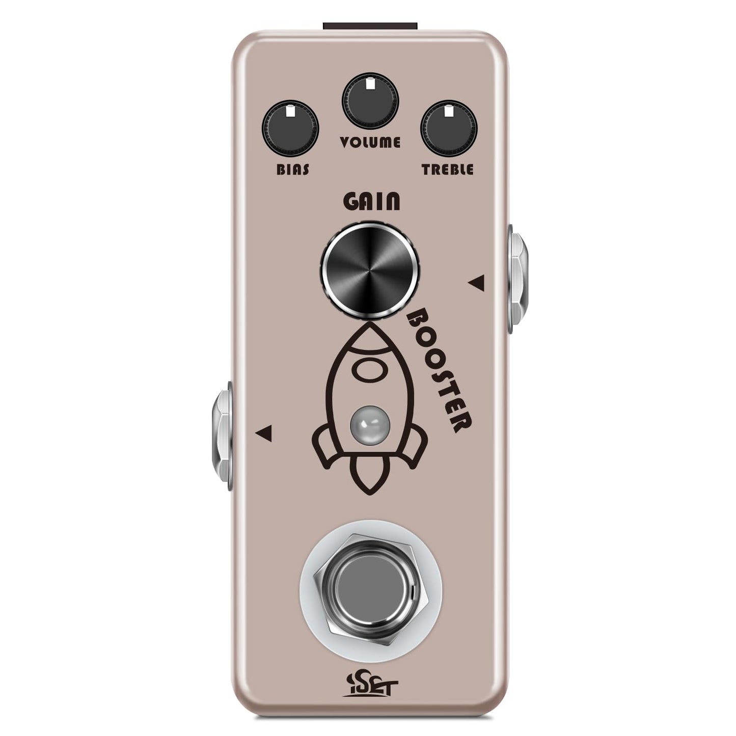 ISET Booster Pedal Mini pedal de efecto de guitarra individual True Bypass