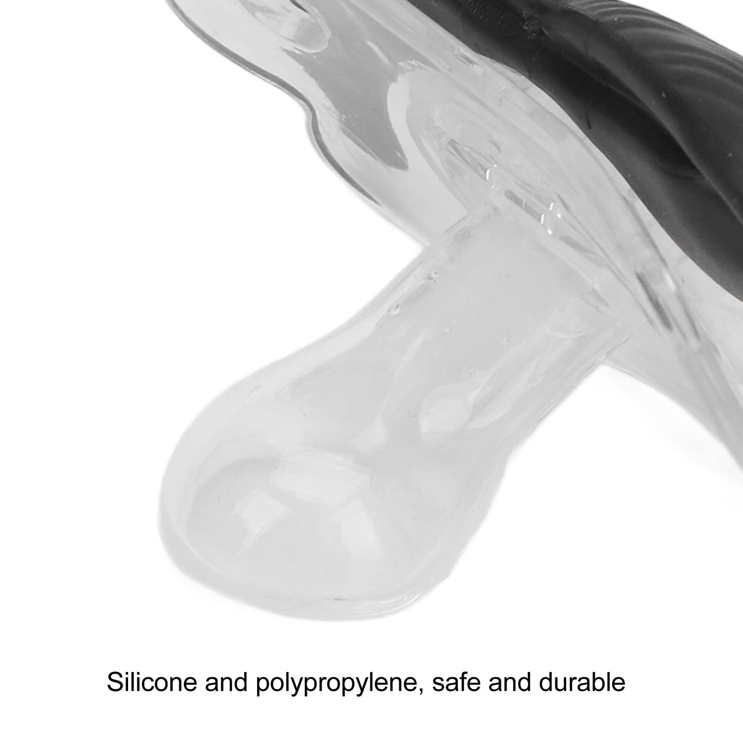 Chupete para bebé, Chupete de Noche, Chupete Divertido para bebé, Chupete de Silicona Suave Divertido para Barba Larga, Herramienta de Ortodoncia para Masticar Infantil
