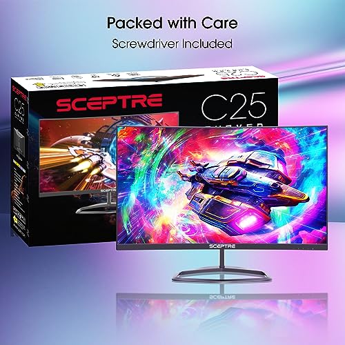 Monitor Curvo Sceptre Negro 240 Hz 1080p para Juegos 2023
