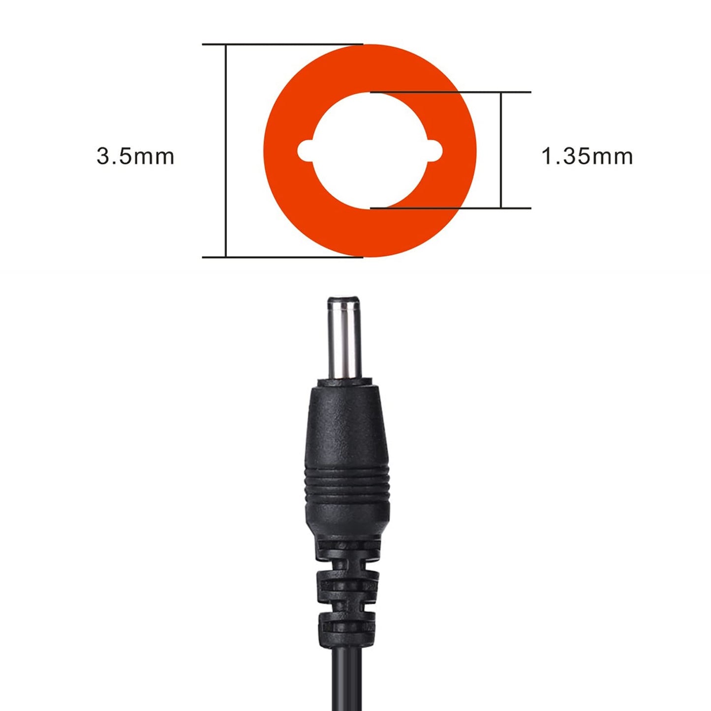 Adaptador de Corriente Yosoo Negro con Cable Repuesto para Fire TV 2ª Generación