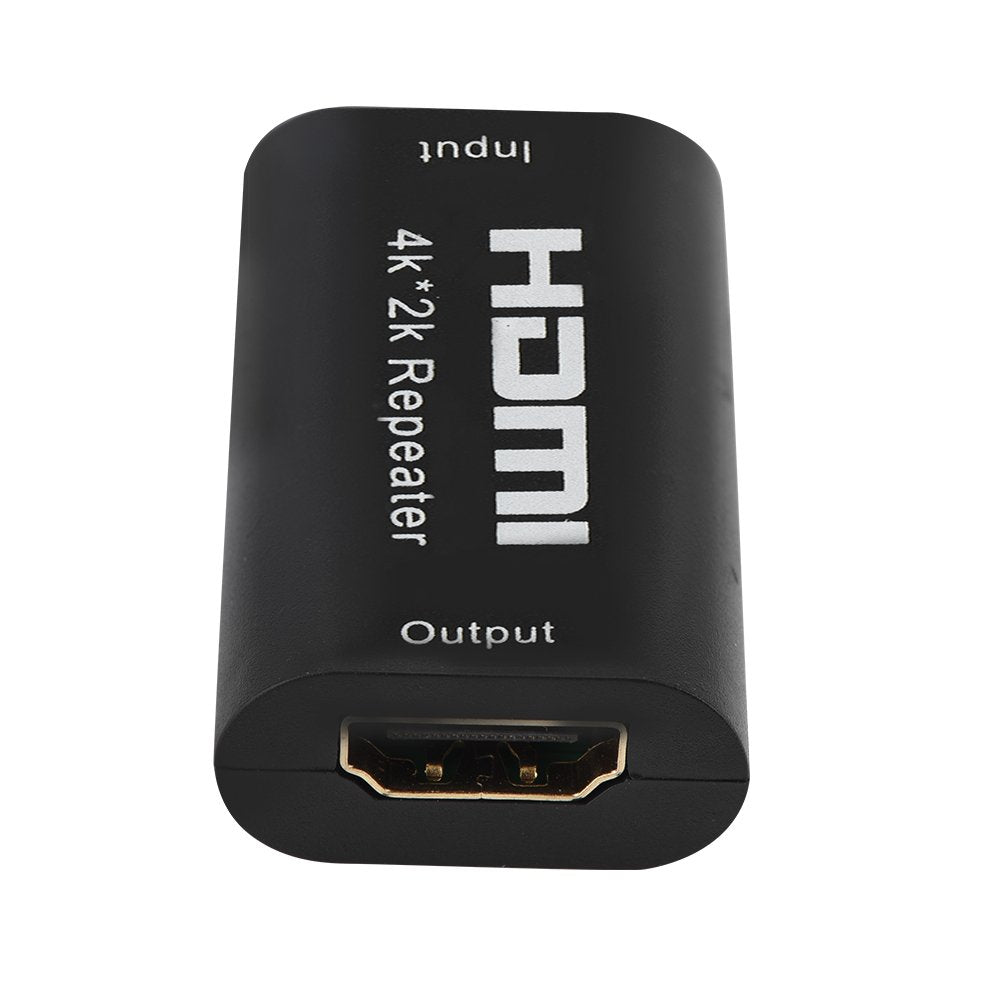 Richer-R 1080P 3D HDMI Signal Repeater Extender Booster Adapter Over Signal HDTV 40 Meters Lossless Transmission, para Espacio y Problemas de Seguridad, Control de centros de Datos,etc