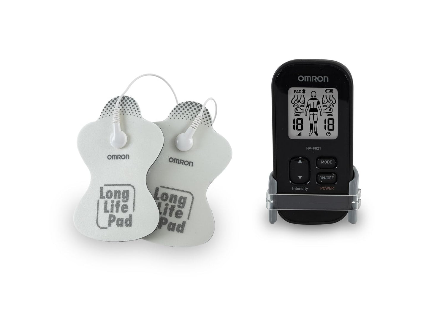 OMRON Masajeador de electroterapia portátil HV-F021 con 3 modos de masaje y 6 modos de tratamiento