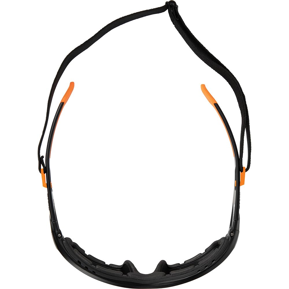 Klein Tools 60471 - anteojos de seguridad ANSI Z87.1+ Pro con junta de marco completo, lentes grises, protección UV, antivaho, resistentes a los arañazos