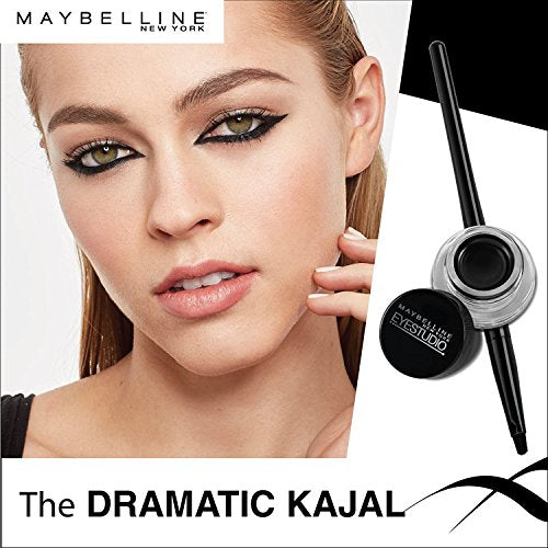 Maybelline Delineador Eye Studio Drama, color Negro Intenso