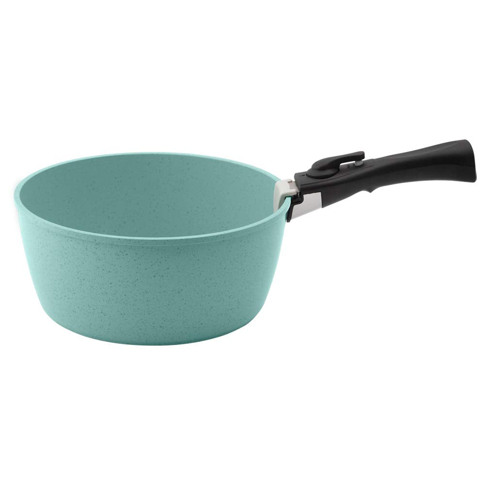 JADECOOK | Smart Pack de Cocina Batería de cocina Jade Smart 5 piezas con mango desmontable y tapa recubrimiento antiadherente libre de productos tóxicos Kit de 5 cuchillos profesionales CV DIRECTO