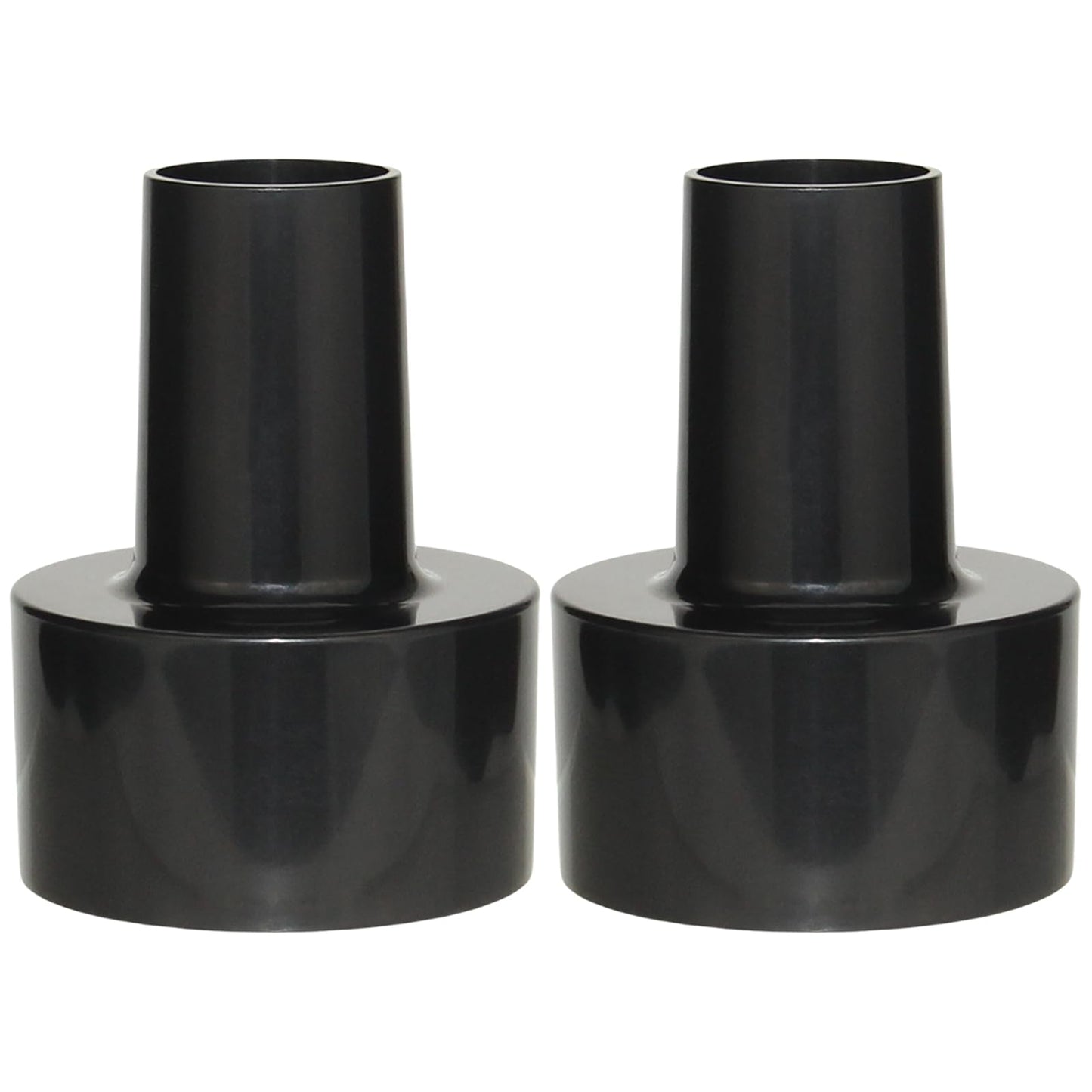 Adaptadores de Manguera Shop Vac Negro 2-1/2 Pulgadas a 1-1/4 Pulgadas Paquete de 2