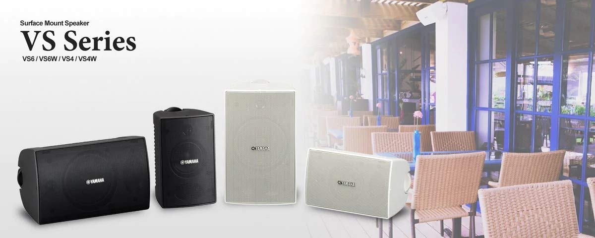Yamaha VS4 altavoz 60 W Negro - Altavoces (De 2 vías, Alámbrico, 60 W, 8 Ohmio, Negro)