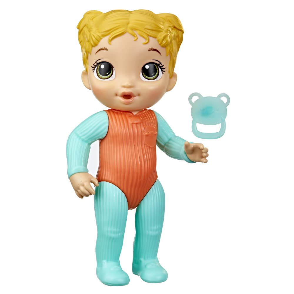 Baby Alive - Sueño y Abrazos - Muñeca de 24 cm con temática de Dormir - Muñeca bebé Lavable, de Cabello Rubio - Edad: A Partir de 3 años