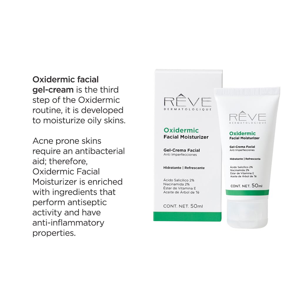 Gel Crema Facial Reve Dermatologique Oxidermic Anti-Imperfecciones para Pieles Grasas